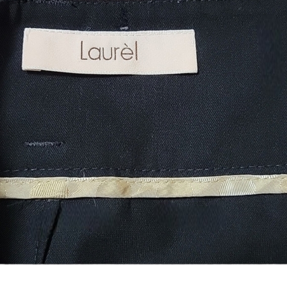 Laurel by Escada Black Virgin Wool Dress Pants sz 38 USA 8 - Picture 4 of 7